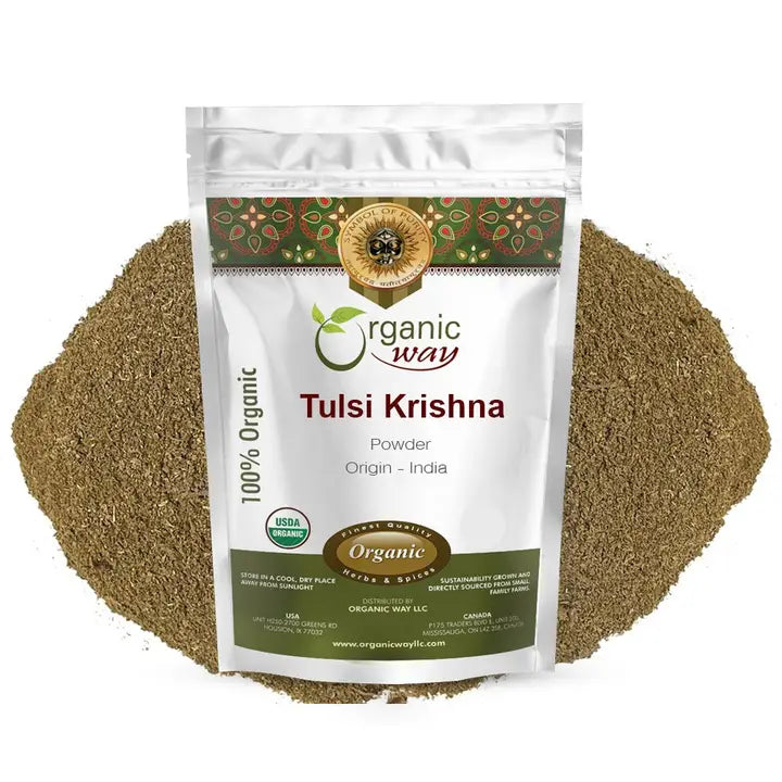 Organic Tulsi Krishna Powder image 0